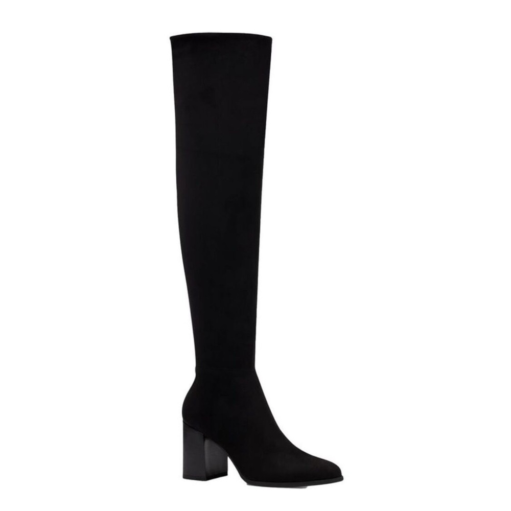 INC Womens Black Cushioned Windee Almond Toe Block Heel
Zip-Up Heeled Boots 6.5